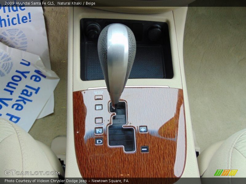 Natural Khaki / Beige 2009 Hyundai Santa Fe GLS