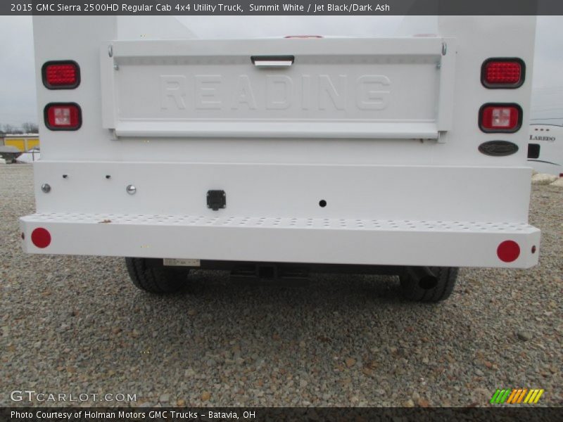 Summit White / Jet Black/Dark Ash 2015 GMC Sierra 2500HD Regular Cab 4x4 Utility Truck