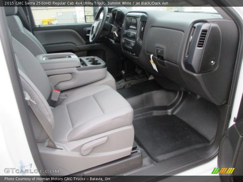 Summit White / Jet Black/Dark Ash 2015 GMC Sierra 2500HD Regular Cab 4x4 Utility Truck
