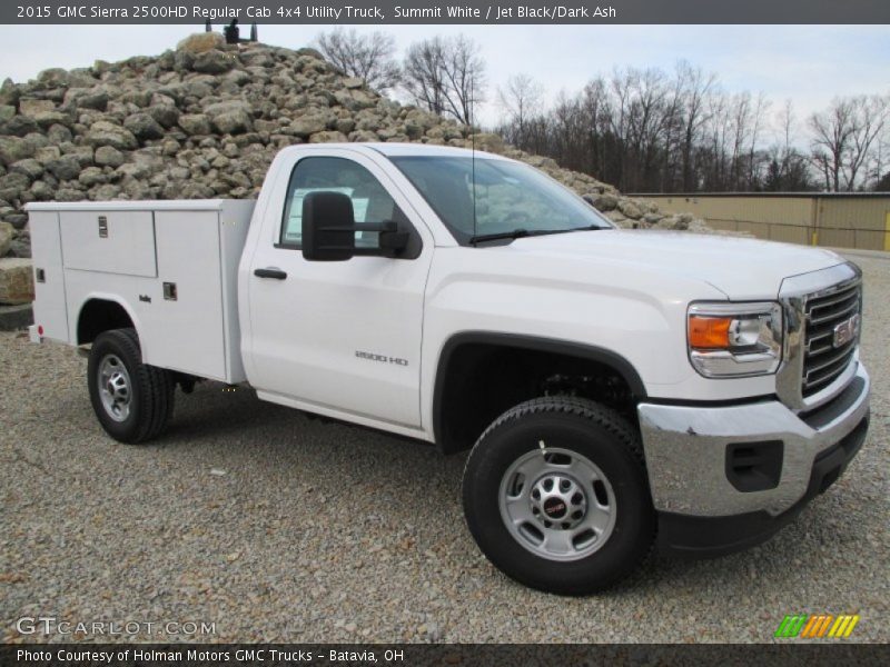  2015 Sierra 2500HD Regular Cab 4x4 Utility Truck Summit White