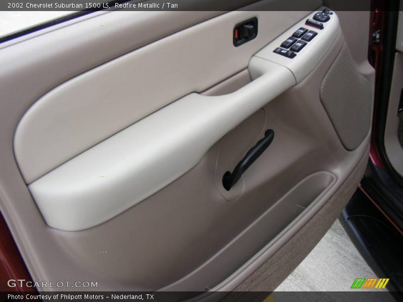 Redfire Metallic / Tan 2002 Chevrolet Suburban 1500 LS