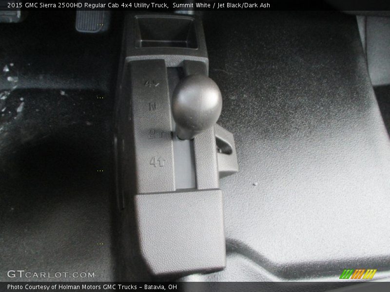 Summit White / Jet Black/Dark Ash 2015 GMC Sierra 2500HD Regular Cab 4x4 Utility Truck