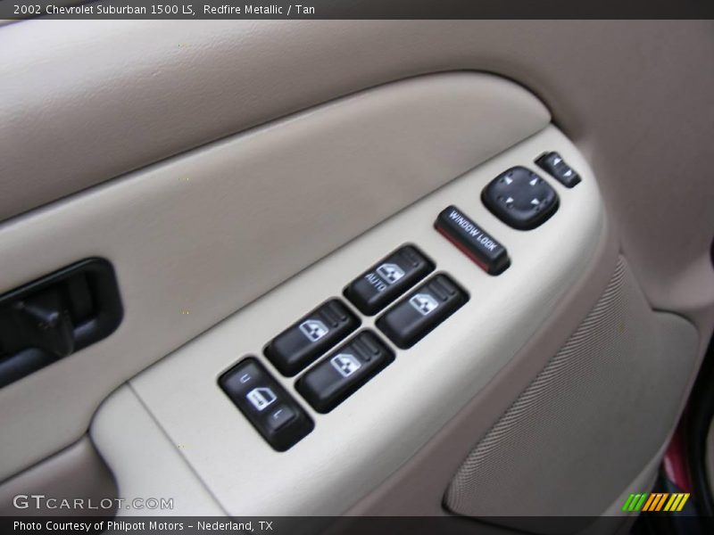 Redfire Metallic / Tan 2002 Chevrolet Suburban 1500 LS