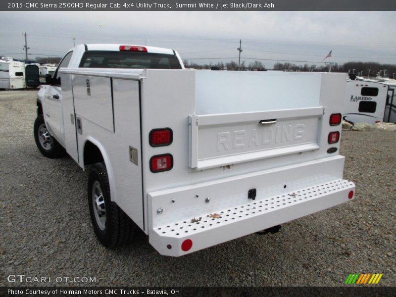 Summit White / Jet Black/Dark Ash 2015 GMC Sierra 2500HD Regular Cab 4x4 Utility Truck