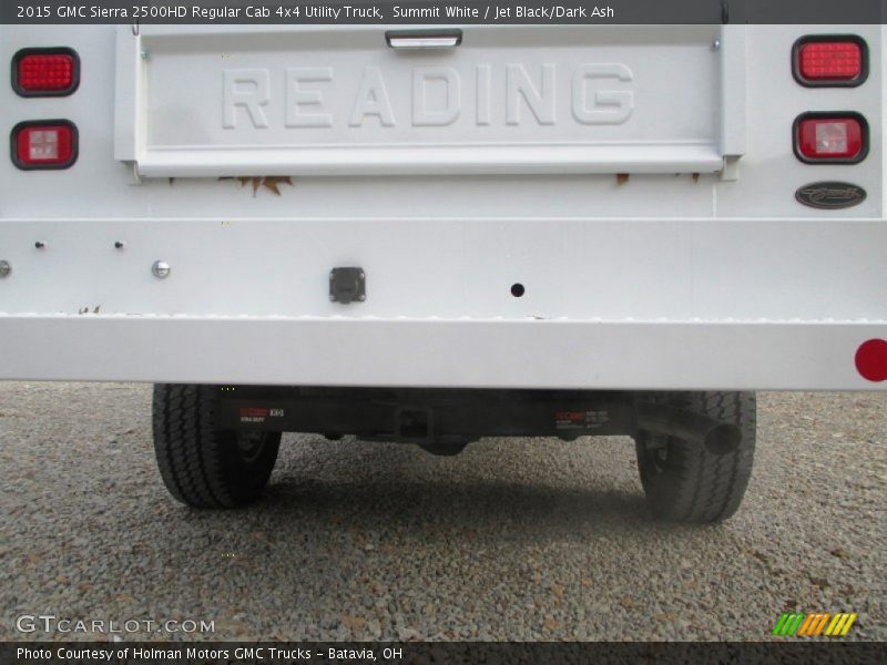 Summit White / Jet Black/Dark Ash 2015 GMC Sierra 2500HD Regular Cab 4x4 Utility Truck