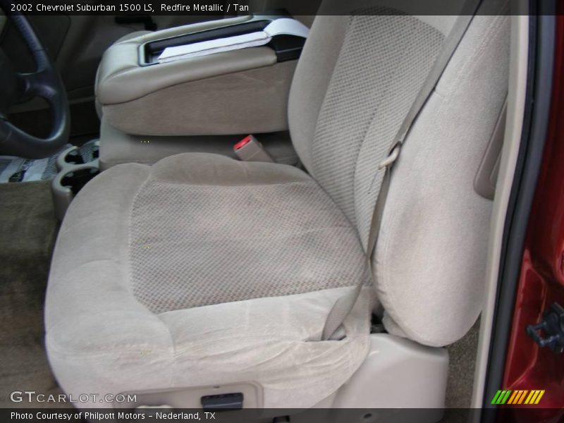 Redfire Metallic / Tan 2002 Chevrolet Suburban 1500 LS