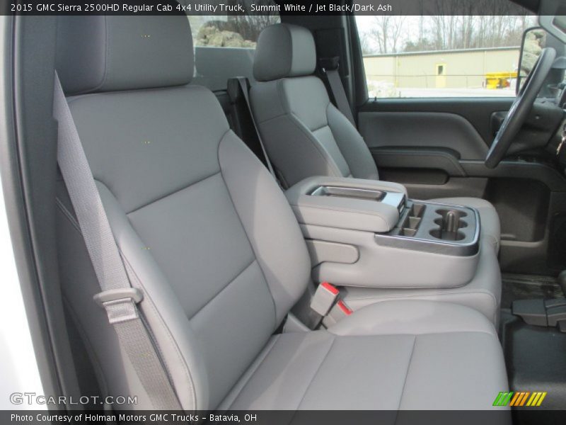 Summit White / Jet Black/Dark Ash 2015 GMC Sierra 2500HD Regular Cab 4x4 Utility Truck