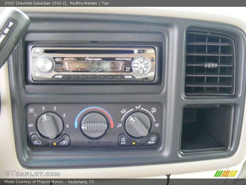 Redfire Metallic / Tan 2002 Chevrolet Suburban 1500 LS