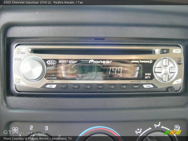 Redfire Metallic / Tan 2002 Chevrolet Suburban 1500 LS