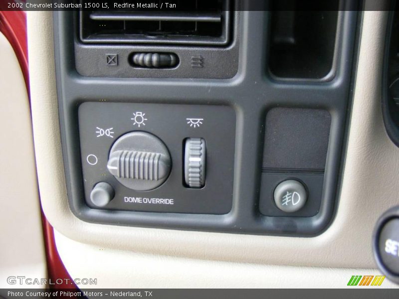 Redfire Metallic / Tan 2002 Chevrolet Suburban 1500 LS