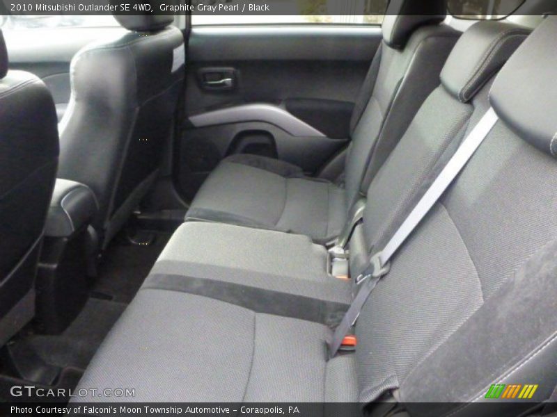 Graphite Gray Pearl / Black 2010 Mitsubishi Outlander SE 4WD