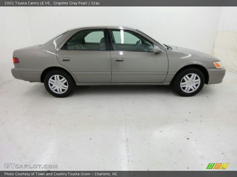 Graphite Gray Pearl / Gray 2001 Toyota Camry LE V6