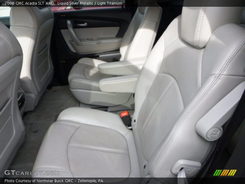 Liquid Silver Metallic / Light Titanium 2008 GMC Acadia SLT AWD