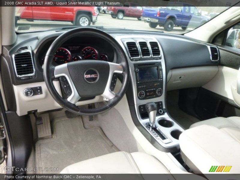  2008 Acadia SLT AWD Light Titanium Interior