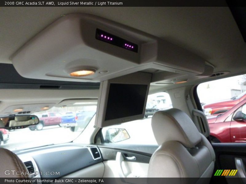 Liquid Silver Metallic / Light Titanium 2008 GMC Acadia SLT AWD