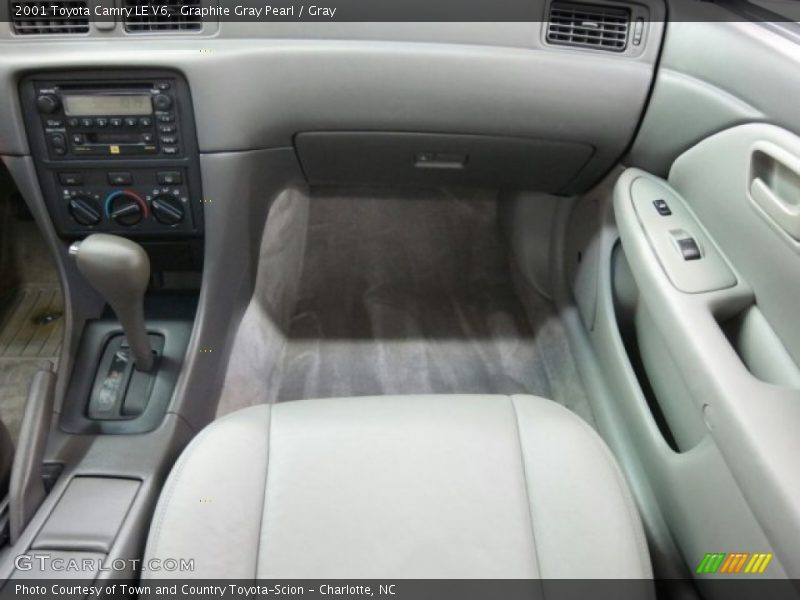 Graphite Gray Pearl / Gray 2001 Toyota Camry LE V6
