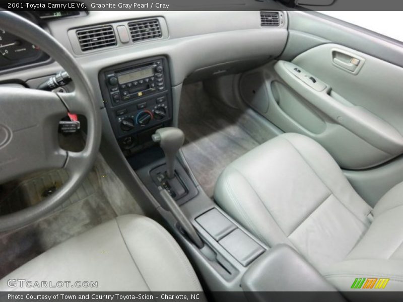 Graphite Gray Pearl / Gray 2001 Toyota Camry LE V6