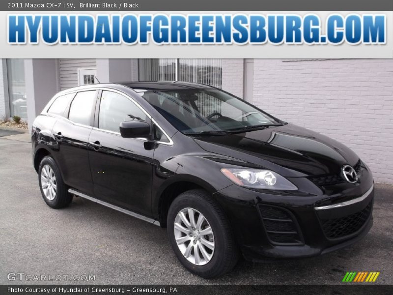 Brilliant Black / Black 2011 Mazda CX-7 i SV