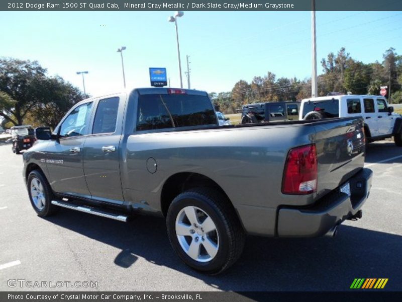 Mineral Gray Metallic / Dark Slate Gray/Medium Graystone 2012 Dodge Ram 1500 ST Quad Cab