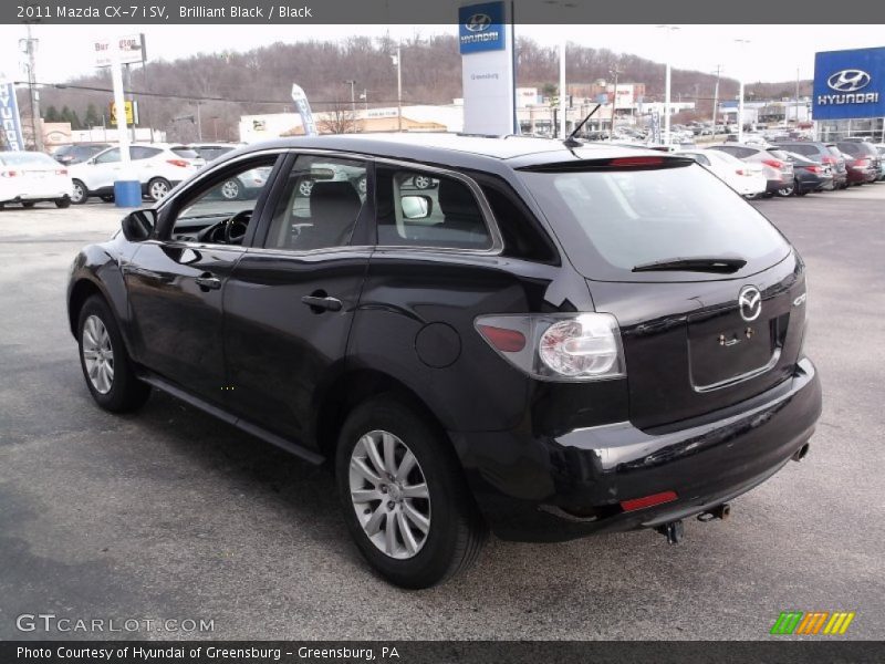 Brilliant Black / Black 2011 Mazda CX-7 i SV