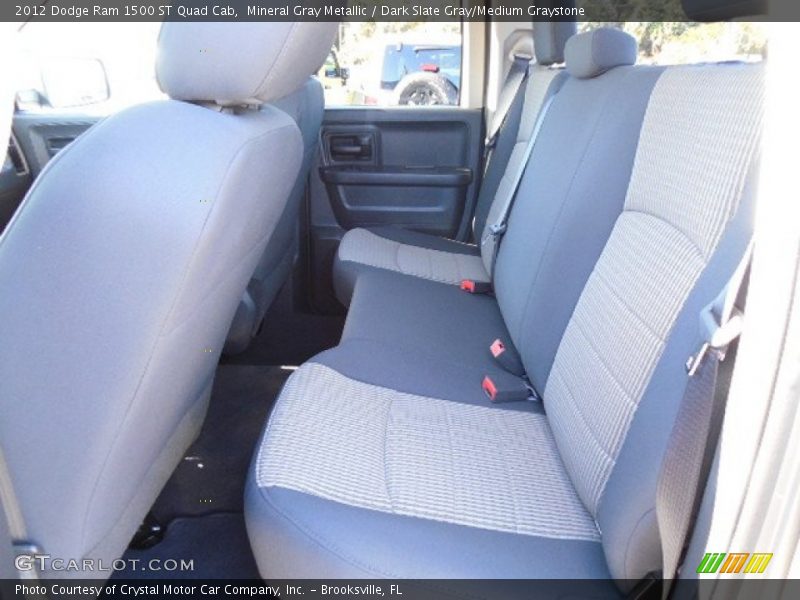 Mineral Gray Metallic / Dark Slate Gray/Medium Graystone 2012 Dodge Ram 1500 ST Quad Cab