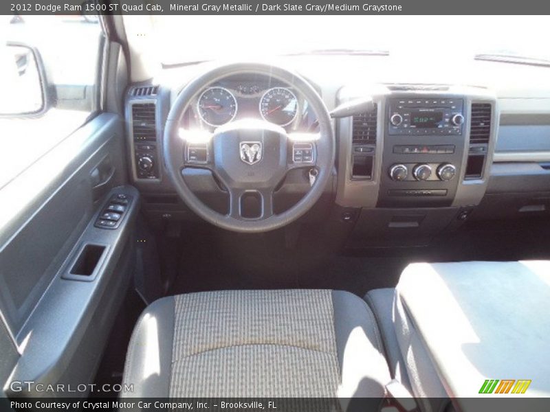 Mineral Gray Metallic / Dark Slate Gray/Medium Graystone 2012 Dodge Ram 1500 ST Quad Cab