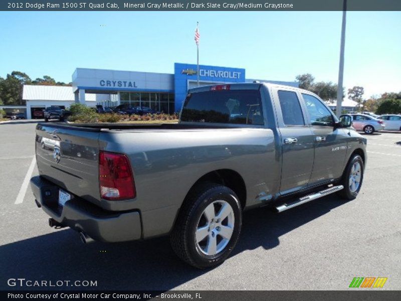 Mineral Gray Metallic / Dark Slate Gray/Medium Graystone 2012 Dodge Ram 1500 ST Quad Cab