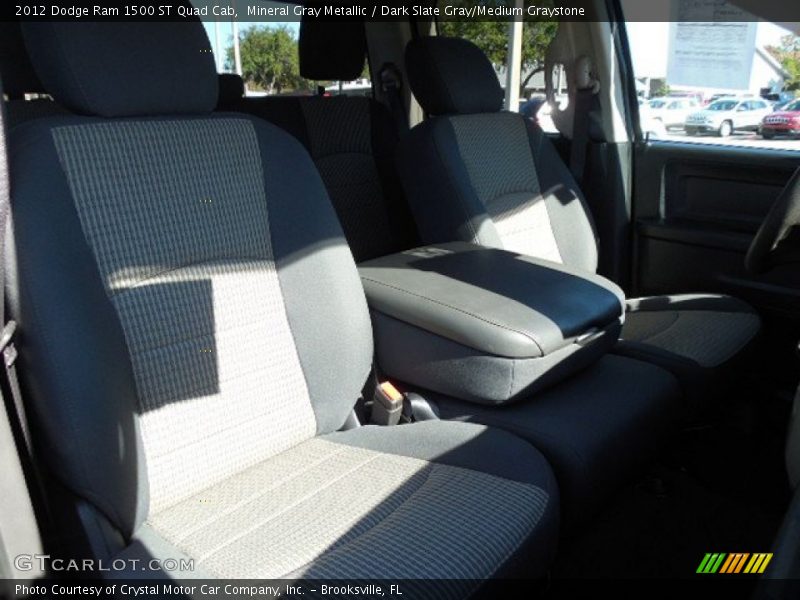 Mineral Gray Metallic / Dark Slate Gray/Medium Graystone 2012 Dodge Ram 1500 ST Quad Cab