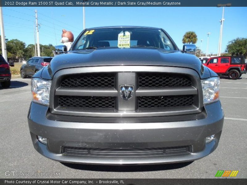Mineral Gray Metallic / Dark Slate Gray/Medium Graystone 2012 Dodge Ram 1500 ST Quad Cab