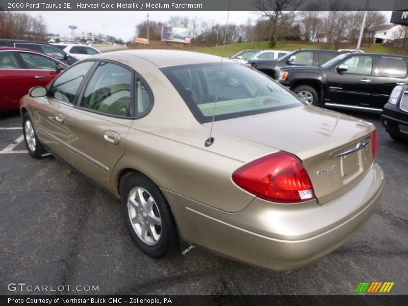 Harvest Gold Metallic / Medium Parchment 2000 Ford Taurus SE