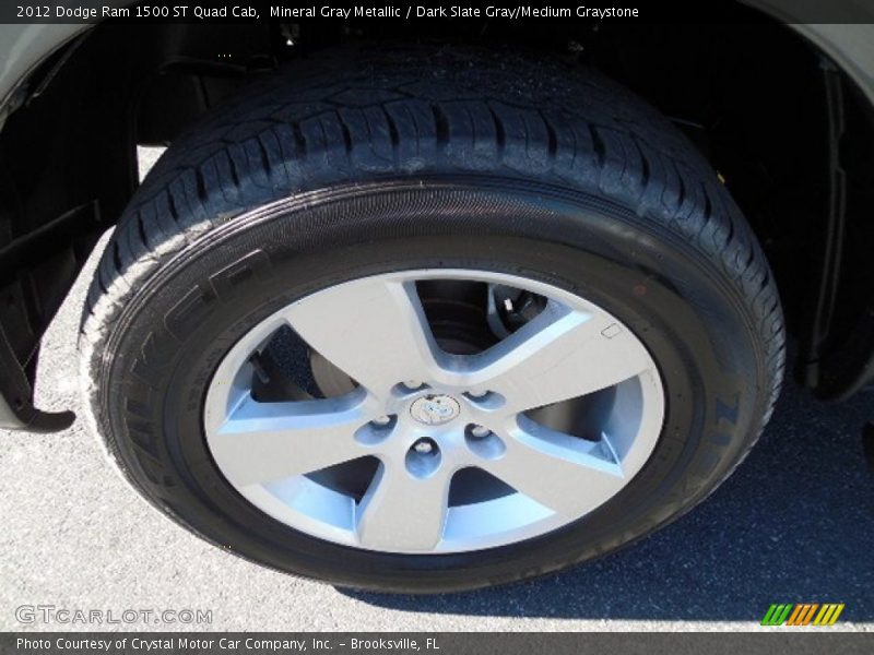 Mineral Gray Metallic / Dark Slate Gray/Medium Graystone 2012 Dodge Ram 1500 ST Quad Cab