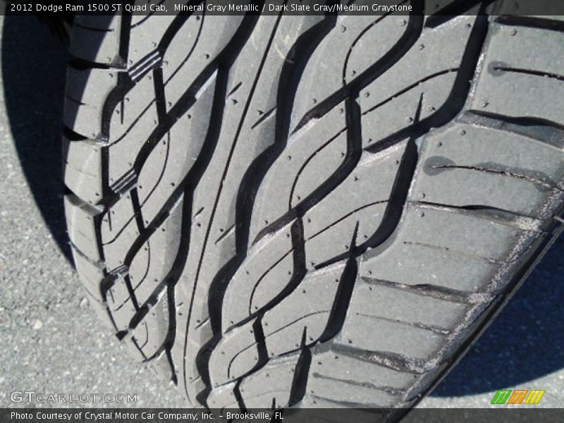 Mineral Gray Metallic / Dark Slate Gray/Medium Graystone 2012 Dodge Ram 1500 ST Quad Cab