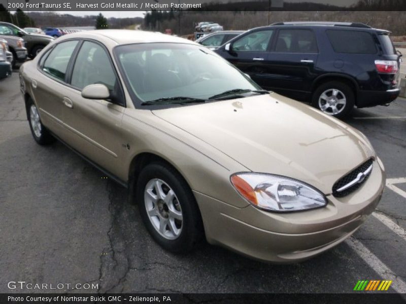 Harvest Gold Metallic / Medium Parchment 2000 Ford Taurus SE