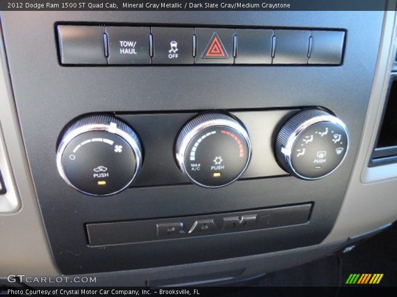 Mineral Gray Metallic / Dark Slate Gray/Medium Graystone 2012 Dodge Ram 1500 ST Quad Cab