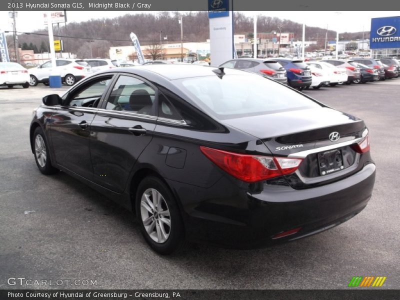 Midnight Black / Gray 2013 Hyundai Sonata GLS