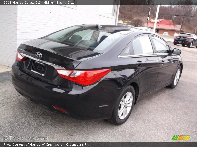 Midnight Black / Gray 2013 Hyundai Sonata GLS