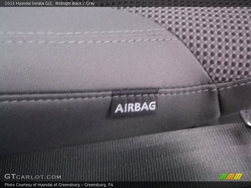 Midnight Black / Gray 2013 Hyundai Sonata GLS