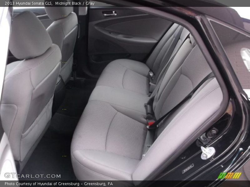 Midnight Black / Gray 2013 Hyundai Sonata GLS