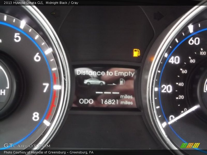 Midnight Black / Gray 2013 Hyundai Sonata GLS