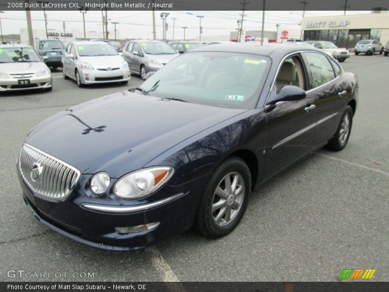 Midnight Blue Metallic / Neutral 2008 Buick LaCrosse CXL