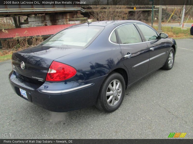 Midnight Blue Metallic / Neutral 2008 Buick LaCrosse CXL