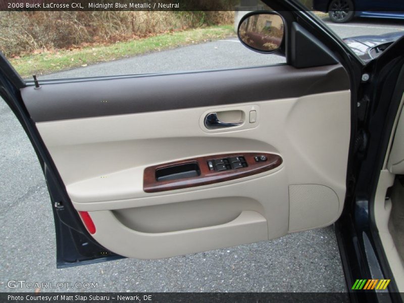 Midnight Blue Metallic / Neutral 2008 Buick LaCrosse CXL