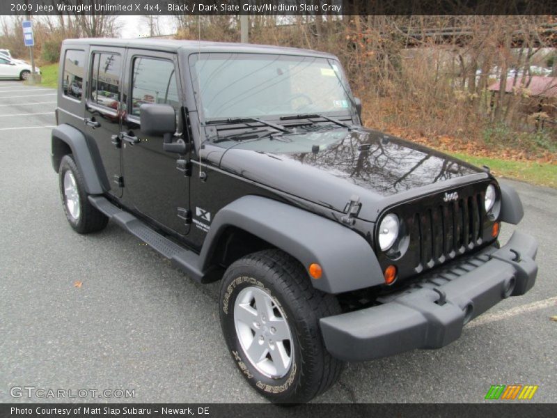 Front 3/4 View of 2009 Wrangler Unlimited X 4x4
