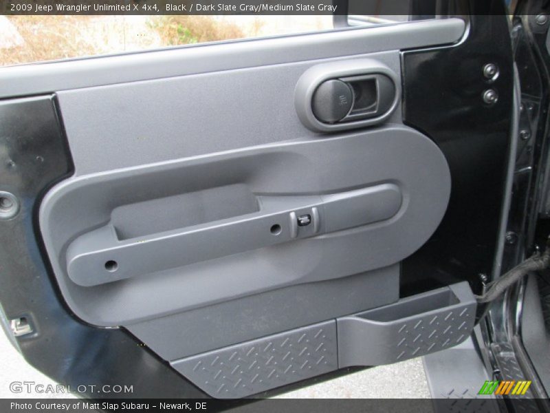 Black / Dark Slate Gray/Medium Slate Gray 2009 Jeep Wrangler Unlimited X 4x4