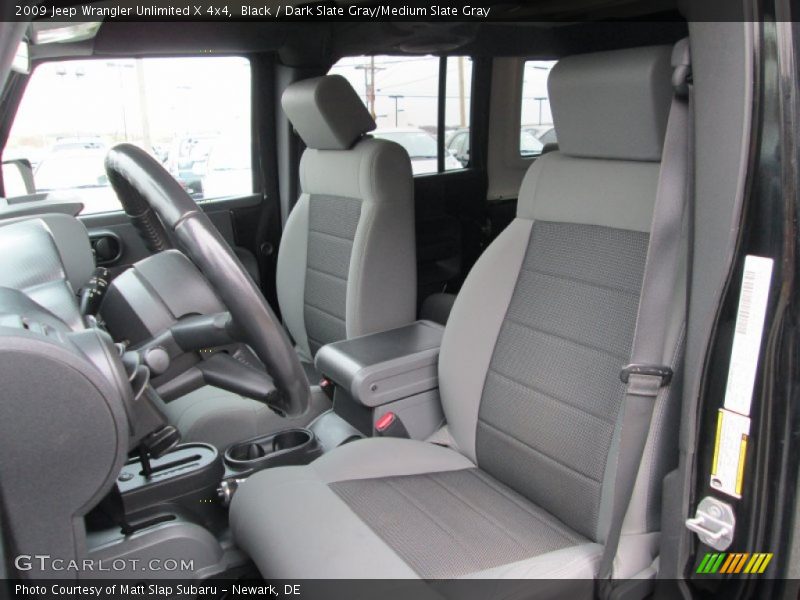 Black / Dark Slate Gray/Medium Slate Gray 2009 Jeep Wrangler Unlimited X 4x4