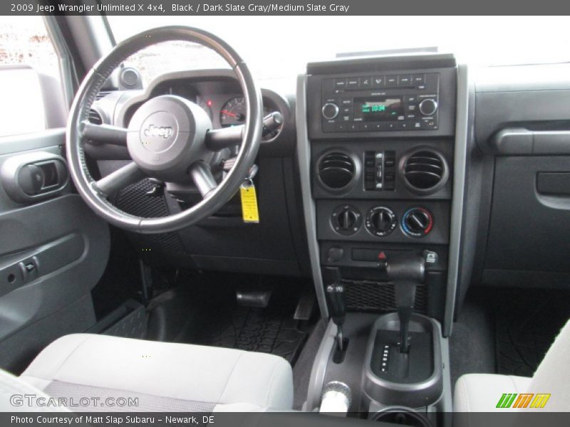 Black / Dark Slate Gray/Medium Slate Gray 2009 Jeep Wrangler Unlimited X 4x4