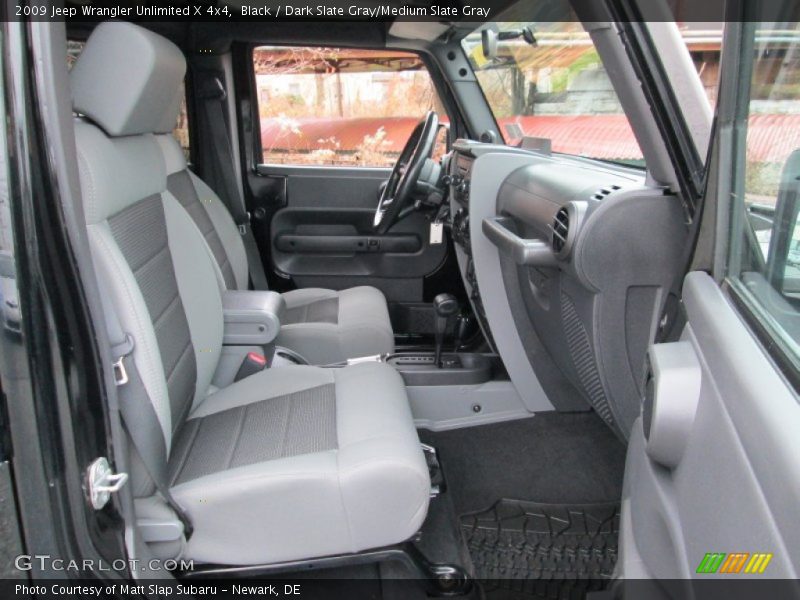 Black / Dark Slate Gray/Medium Slate Gray 2009 Jeep Wrangler Unlimited X 4x4