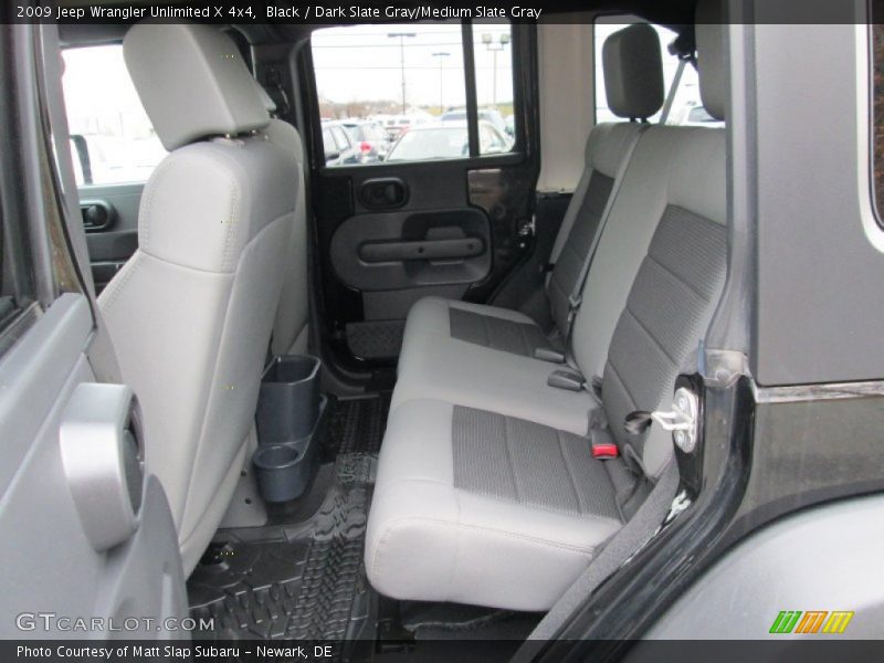 Black / Dark Slate Gray/Medium Slate Gray 2009 Jeep Wrangler Unlimited X 4x4