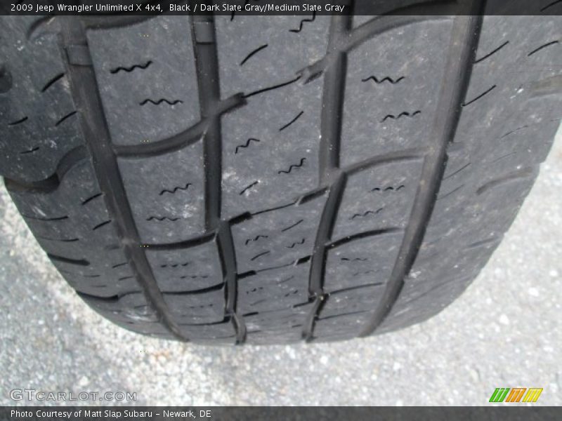 Black / Dark Slate Gray/Medium Slate Gray 2009 Jeep Wrangler Unlimited X 4x4