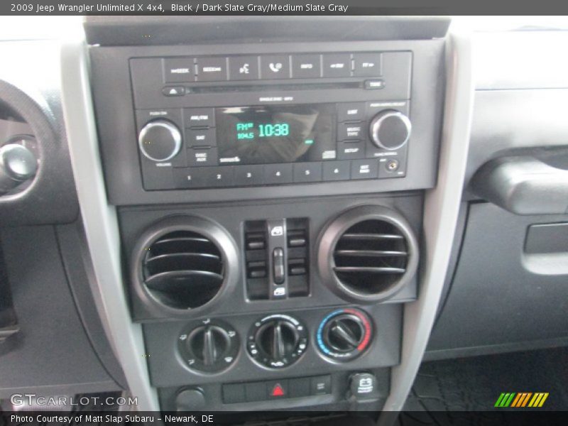 Black / Dark Slate Gray/Medium Slate Gray 2009 Jeep Wrangler Unlimited X 4x4